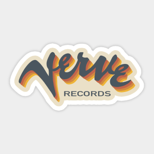 Verve jazz records Sticker